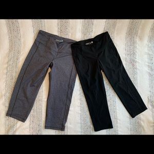 2 pack! Capri Athletic Leggings